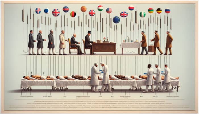 Timeline of acupuncture in the UK, from 18th-century introduction to modern healthcare integration.